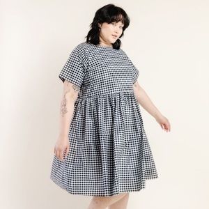 Tradlands Nico Dress 1.0 in Black Gingham